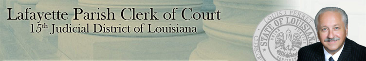 Lafayette Parish Clerk of Court - Louis J. Perret